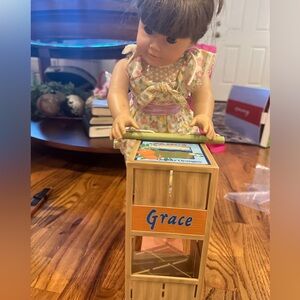 American girl soapbox racing cart